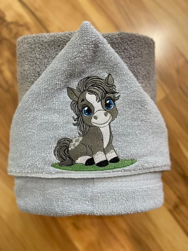 Horse Hooded Towel for Children