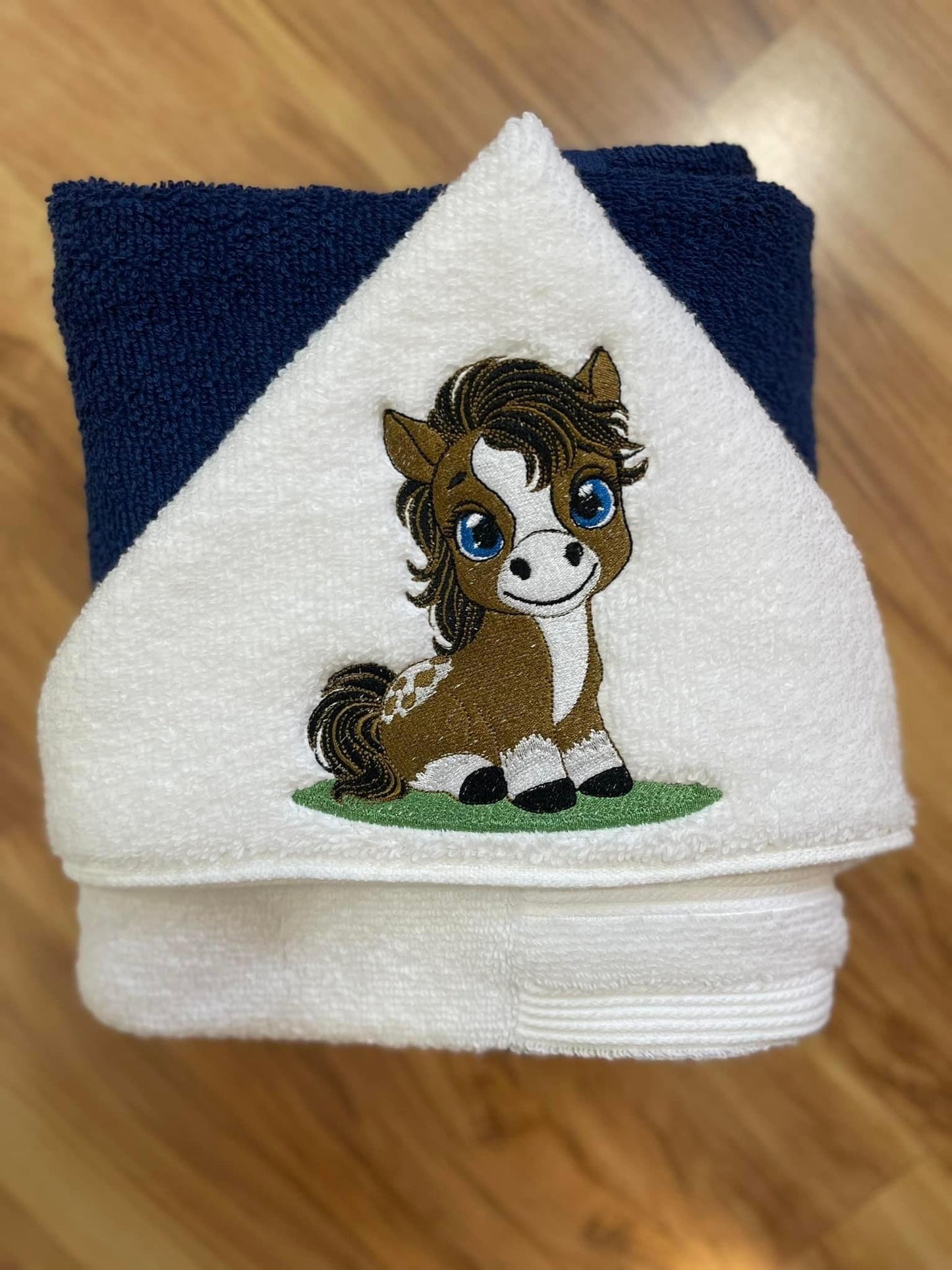 Horse Hooded Towel for Children