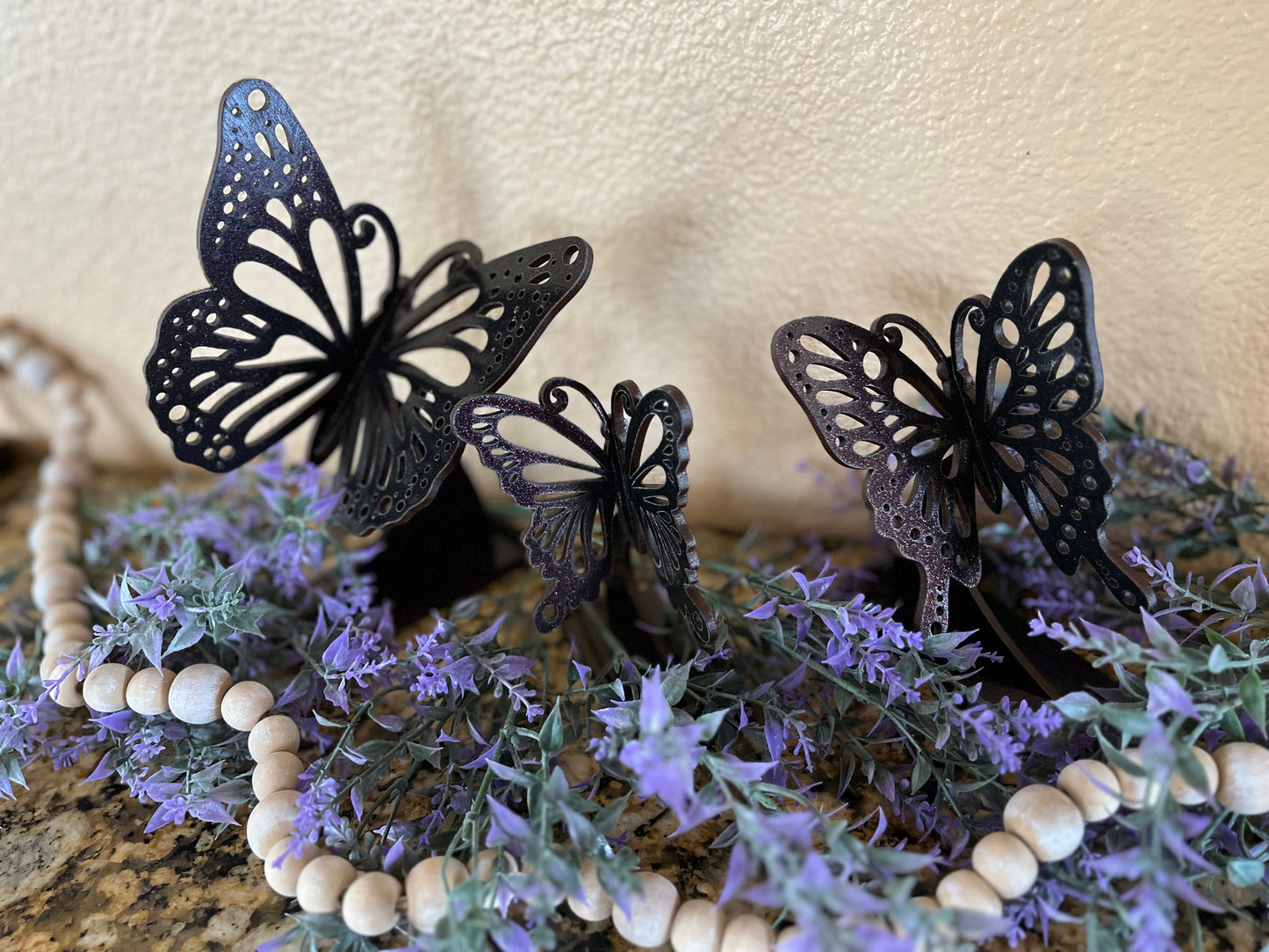 Butterly Trio, Wood Cutouts, Shelf Sitter