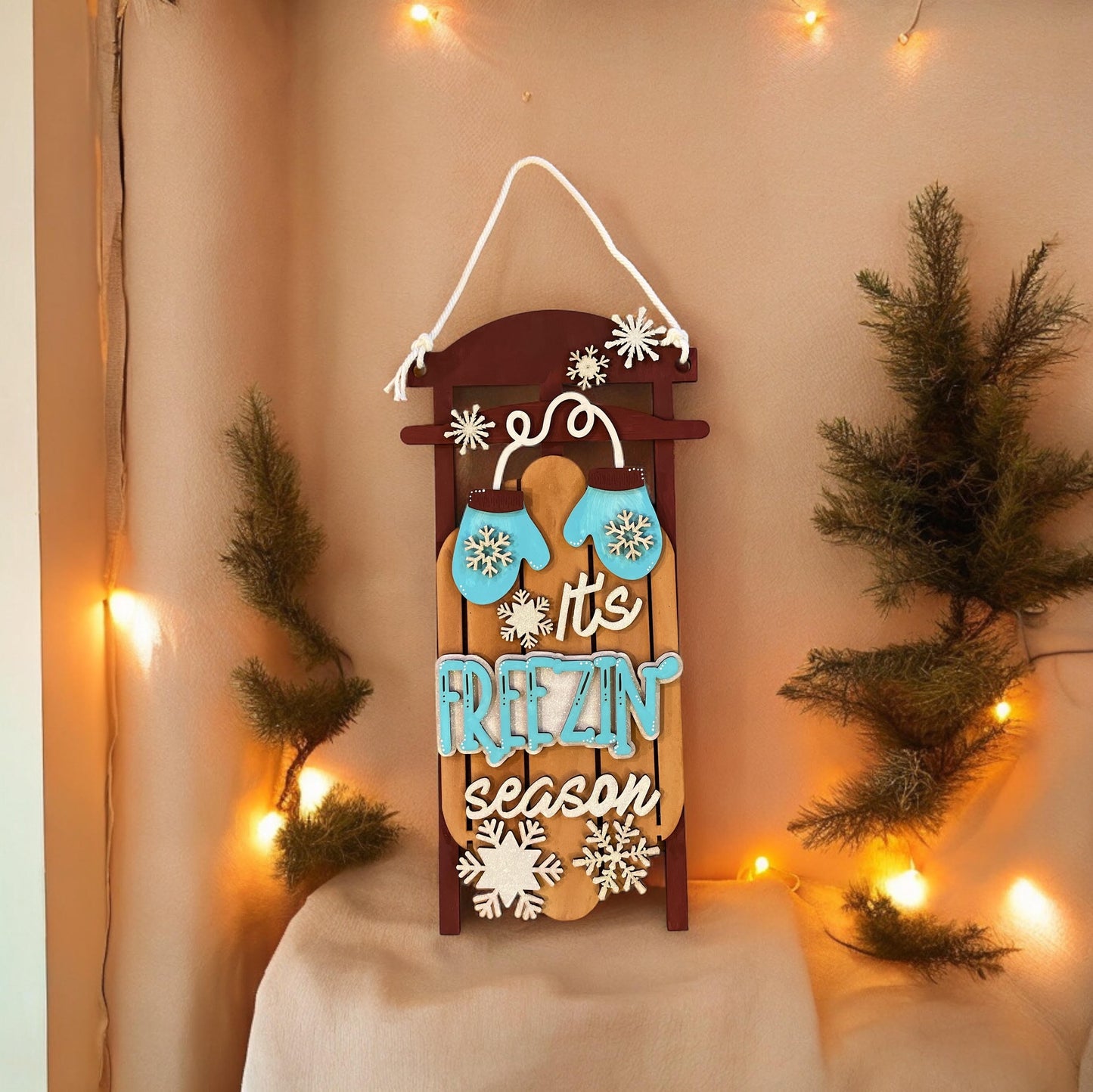 Its Freezin' Season Decorative Sled