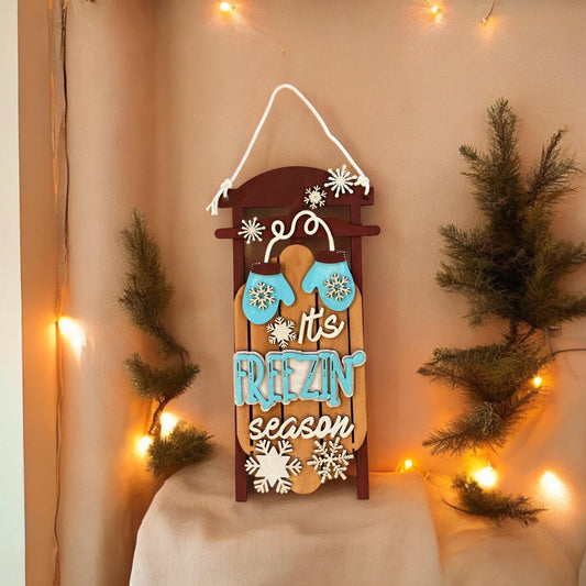 Its Freezin' Season Decorative Sled