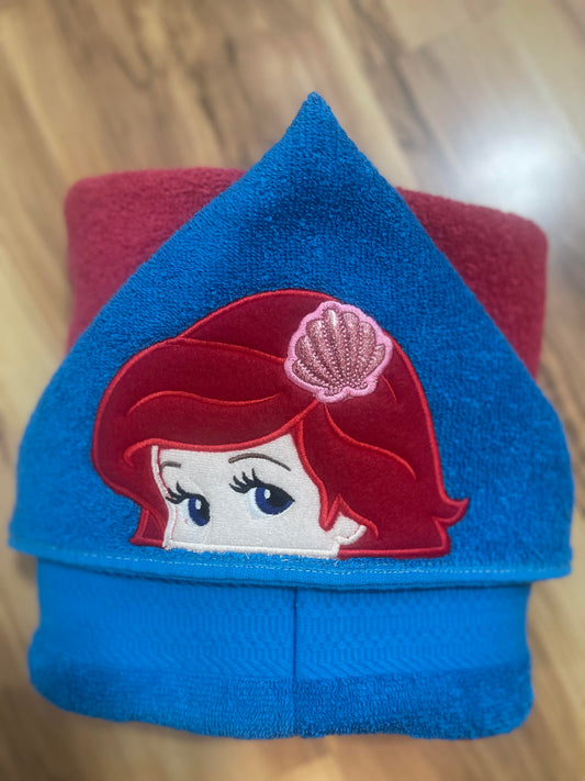 Mermaid Hooded Towel for Children