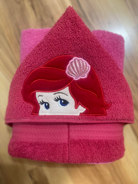Mermaid Hooded Towel for Children