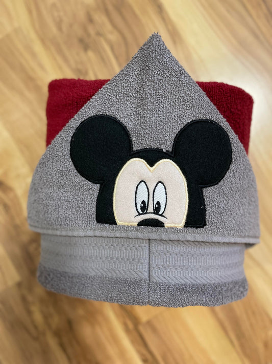Boy Mouse Hooded Towel for Children