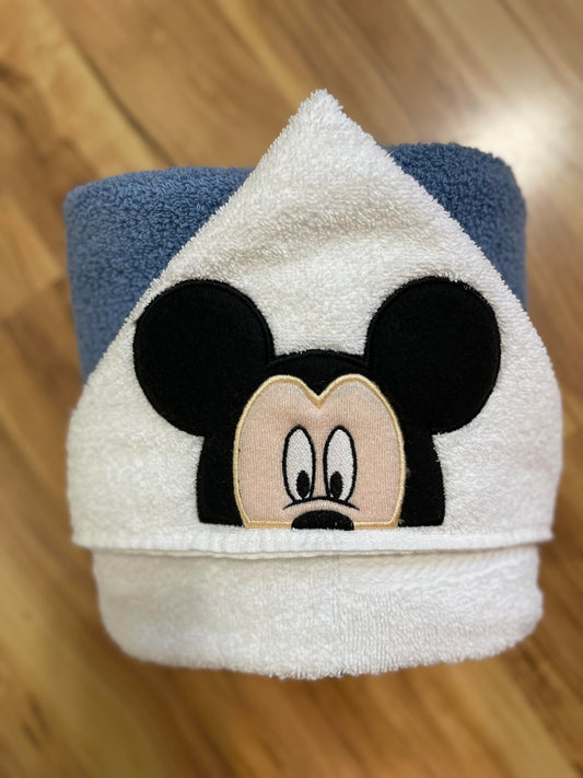 Boy Mouse Hooded Towel for Children