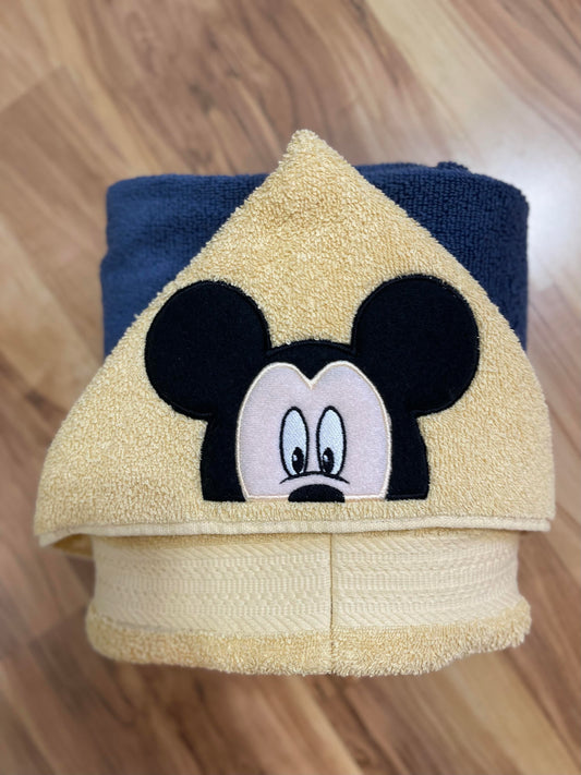 Boy Mouse Hooded Towel for Children