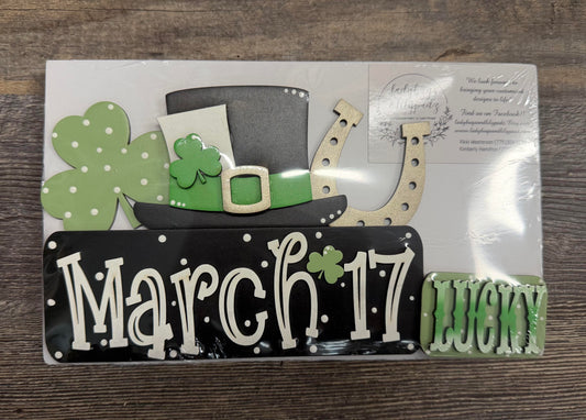 Interchangeable Truck Insert St. Patrick's Day (INSERT ONLY!)