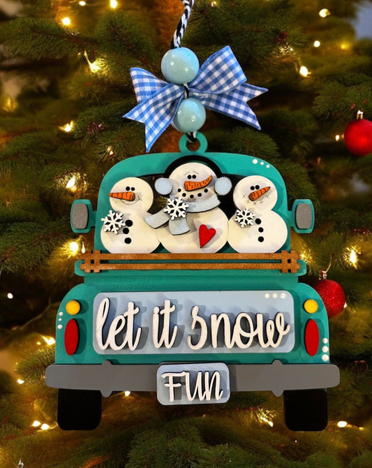 Christmas Truck Ornament