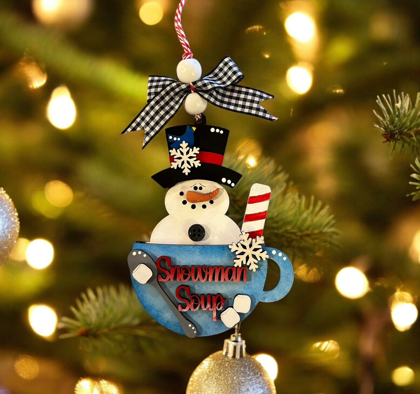 Snowman Soup Ornament