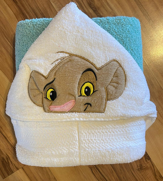 Lion Cub Hooded Towel for Children